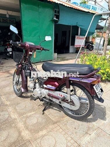 Honda Dream citi màu Đỏ mận biển số 61