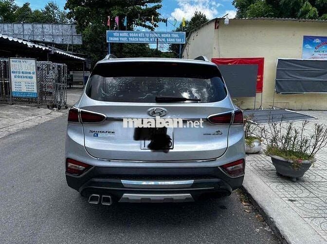 Hyundai SantaFe 2019 Đặc biệt 2 cầu điện Bạc ( dầu