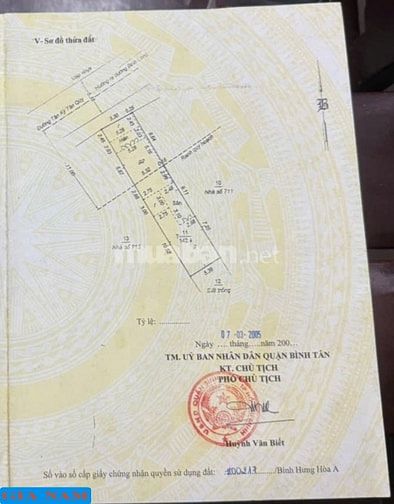 BÁN NHÀ MẶT TIỀN KINH DOANH : 713 TÂN KỲ TÂN QUÝ - P. BÌNH HƯNG HOÀ A 