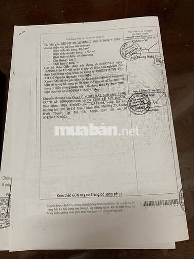 Bán nhà mặt tiền 137 đường Văn Thân, phường 8, quận 6, TPHCM chính chủ