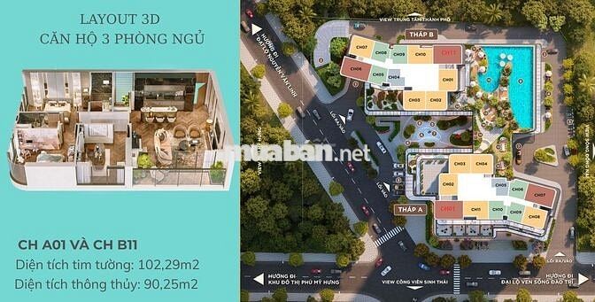 CĂN HỘ CAO CẤP TẠI ĐÀO TRÍ - QUẬN 7 MỞ BÁN ĐỢT ĐẦU TIÊN-MIỄN LÃI 2 NĂM