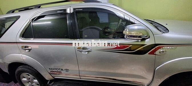 Toyota Fortuner 2009 Số tự động Bạc