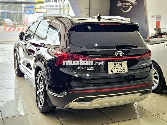 Hyundai Santafe Premium 2.2D AWD 2022 Đen 54.000km