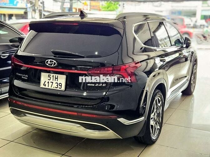 Hyundai Santafe Premium 2.2D AWD 2022 Đen 54.000km