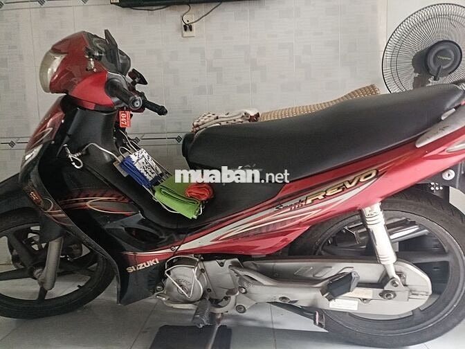 Suzuki Smash Revo 110 2012 Đỏ đen Nhập khẩu