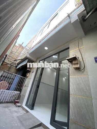 Bán nhà hẻm 3m đường phú định p16 Q8 ngan 3.5X8 trệt 1 lầu 2 vs 2 pn
