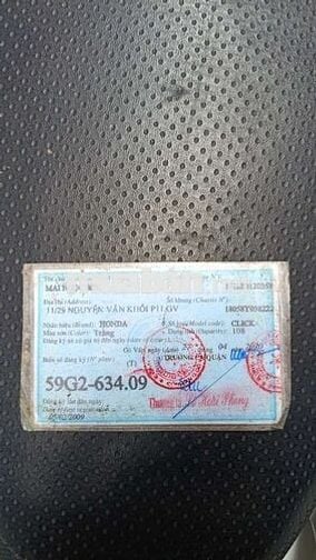 Honda Click 110 2009 Trắng