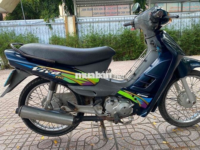 Suzuki Viva 110 Xanh Máy trạm đầu bụng Zin có gl