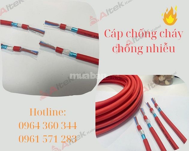 Dây tín hiệu chống cháy chống nhiễu LZSH 2x1.0mm tại Hà Nội