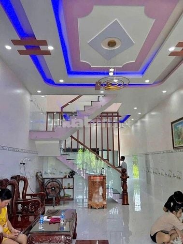 Nhà 1 lầu 85,4m2 Sổ Hồng Riêng gần Chợ Hưng Long Bình Chánh