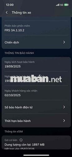 VF3 9/2025 Trắng Mua Pin Phụ Kiện 100Tr Odo 5 Ngàn