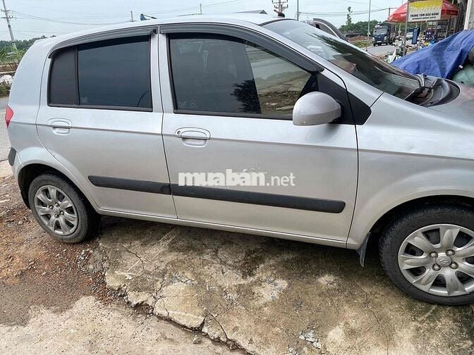 Hyundai Getz Bạc Sàn Xăng