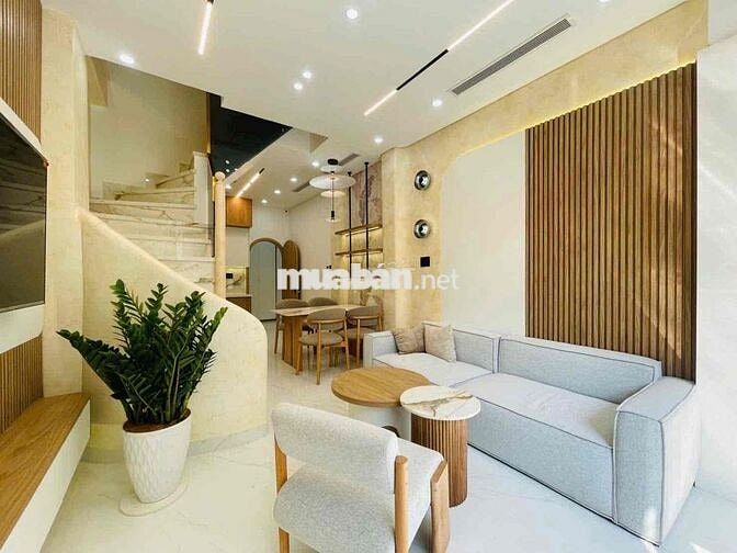 🏡 Nhà Mới Hẻm Ô Tô Phạm Văn Chiêu – 1 Trệt 2 Lầu Sân Thượng – Nội Thất