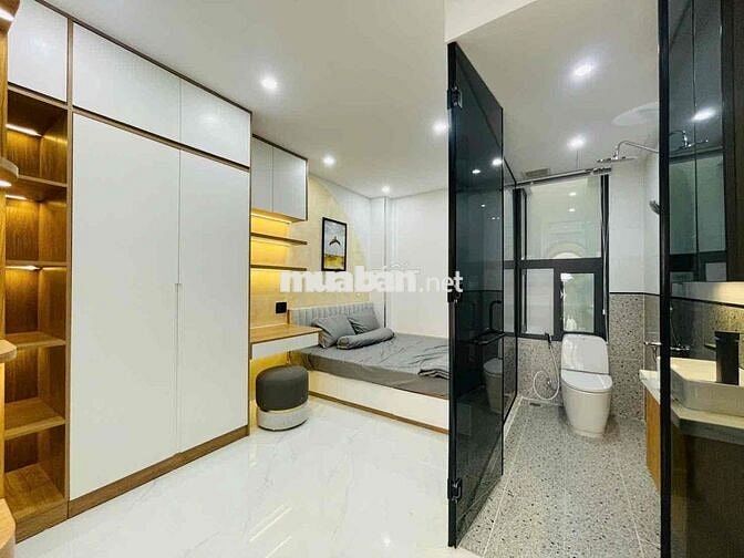 🏡 Nhà Mới Hẻm Ô Tô Phạm Văn Chiêu – 1 Trệt 2 Lầu Sân Thượng – Nội Thất