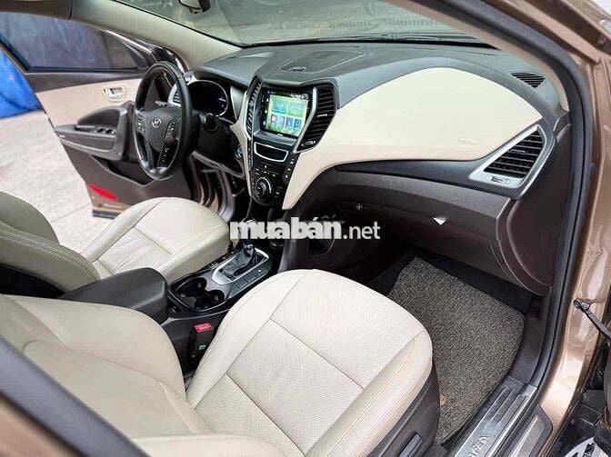 Hyundai SantaFe 2017 full cao cấp Nâu Tự động