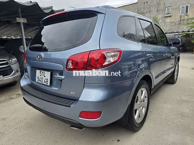 Hyundai Santafe MLX 2008 Dầu Xanh 7 chỗ
