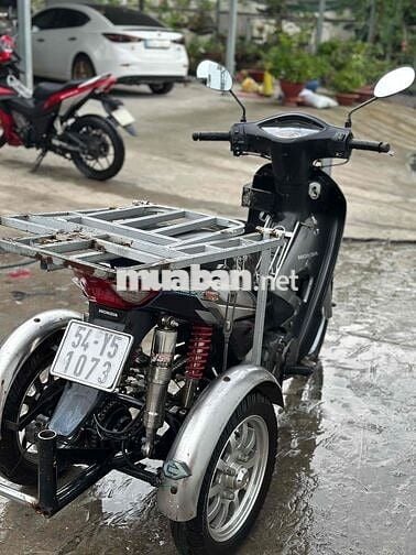 Wave S100 lên 3 bánh sịn
