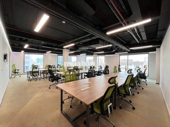 CHO THUÊ TÒA OFFICE GÓC MẶT TIỀN NƠ TRANG LONG-HẦM TRỆT 4 LẦU, TM PCCC