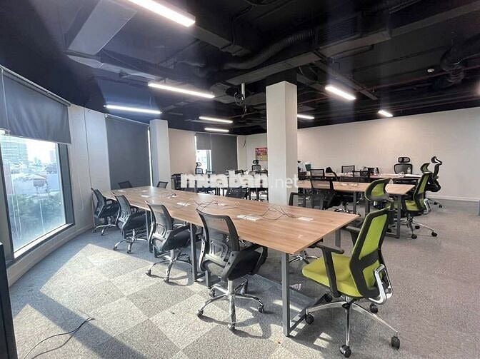CHO THUÊ TÒA OFFICE GÓC MẶT TIỀN NƠ TRANG LONG-HẦM TRỆT 4 LẦU, TM PCCC