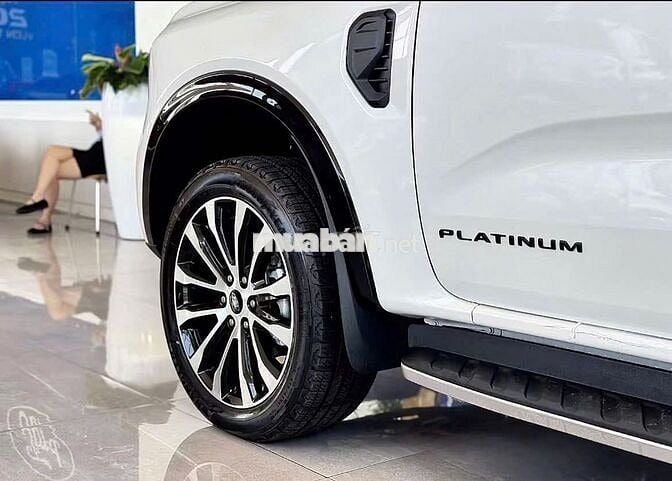 Ford Everest Platinum, 2 cầu, xe gia đình, 7 chỗ