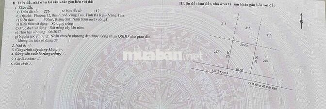 🔥 CẦN BÁN GẤP ĐẤT NỀN 500m² – PHƯỜNG PHƯỚC THẮNG (P.12 CŨ), TP. HỒ CHÍ