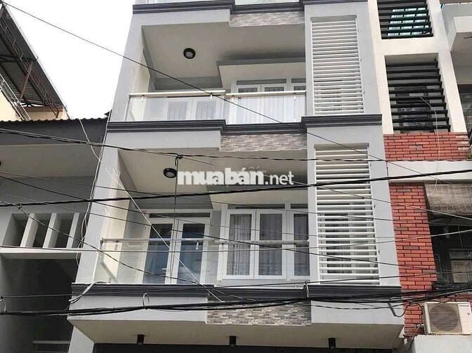 Nhà 1 Trệt 3 Lầu 4PN 5x16m Mặt Tiền KDC Hoàng Quốc Việt Quận 7