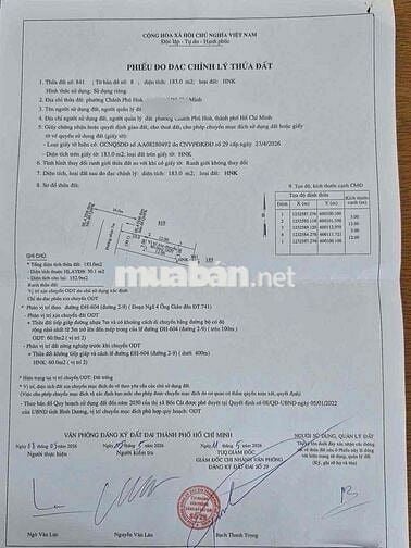 Bán đất mặt tiền nhựa 7m thông sau chợ Chánh Lưu sát trường học 6,5x29