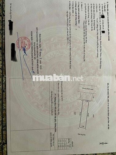 Bán nhà đường Lê Văn Tú Ghềnh Ráng (Quy Nhơn Nam)
