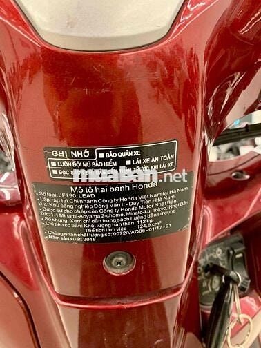 🔥 Honda Lead 125 2018 Chính Chủ Máy Zin Xe Đẹp