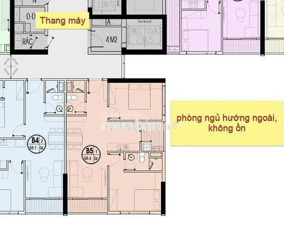 Chung cư 2 ngủ hướng Đông Nam chỉ 75tr tiến độ 1,6 tỷ