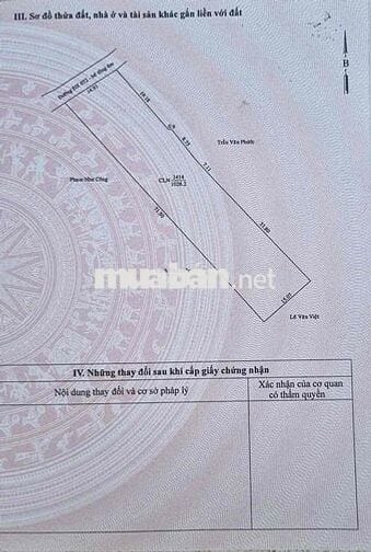 Đất mặt tiền Dx 72 đường nhựa 4m thông 15x71 chưa thổ cư