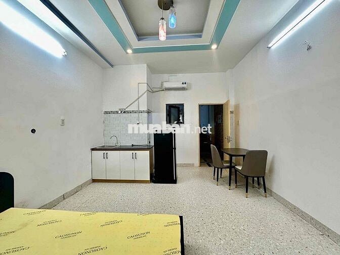 STUDIO FULL ĐẦY ĐỦ NỘI THẤT GIỜ GIẤC TỰ DO NGAY NGÃ 4 BỐN XÃ