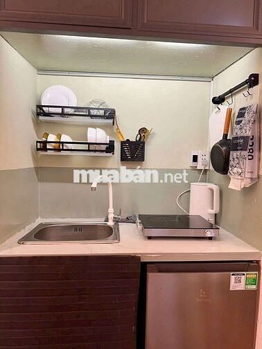 CH NgTháiBình Q1 1PN 1WC 32m đầy đủ NT (thang máy) Nhà nhỏ xinh 9,5tr