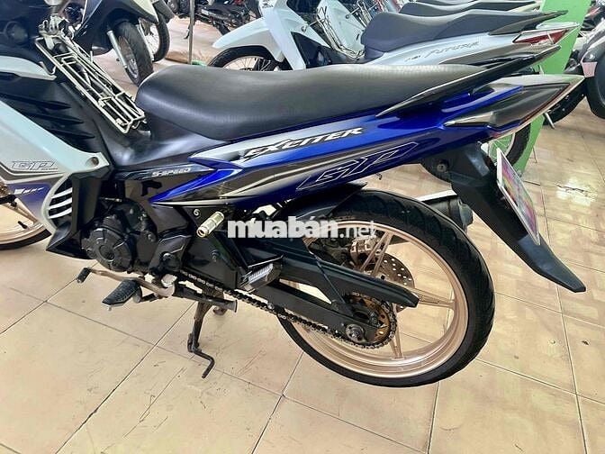 Yamaha Exciter 135 Côn tay Xanh trắng