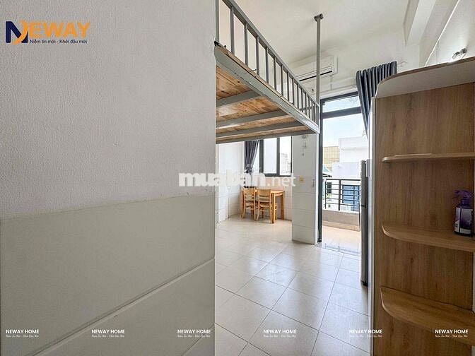 Căn Hộ Duplex Ban công - Full Nội Thất - Ngay Hoàng Hoa Thám