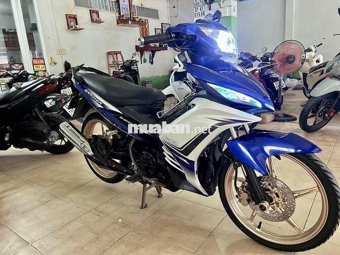Yamaha Exciter 135 Côn tay Xanh trắng