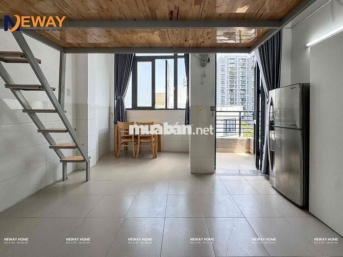 Căn Hộ Duplex Ban công - Full Nội Thất - Ngay Hoàng Hoa Thám