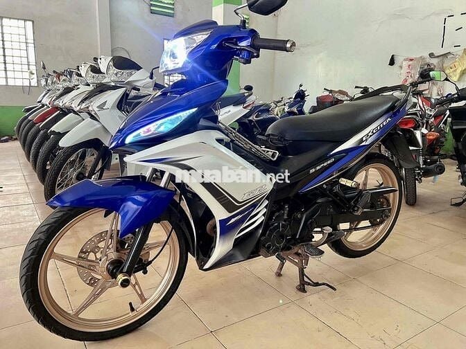 Yamaha Exciter 135 Côn tay Xanh trắng