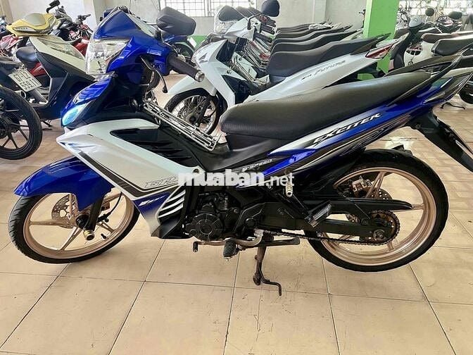 Yamaha Exciter 135 Côn tay Xanh trắng