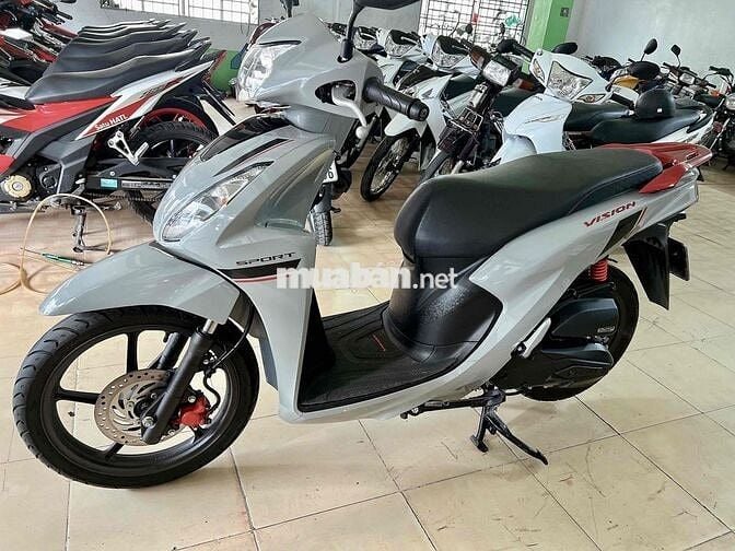Honda Vision 2025 Cao cấp bánh lớn Xám