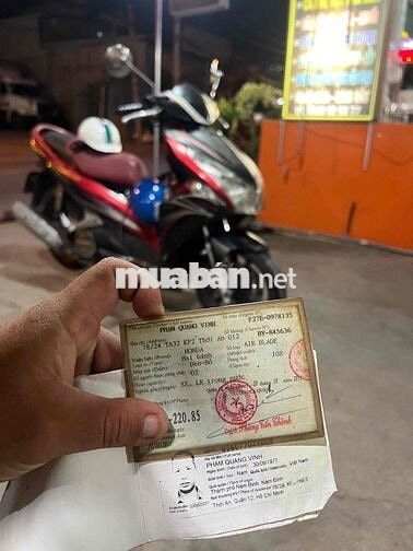 Honda Air Blade 110 2011 Đỏ Đen