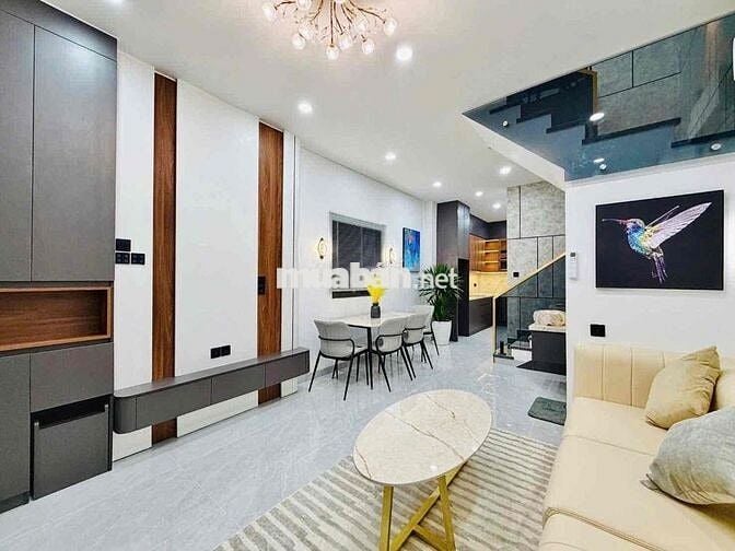 Nhà Mới 1 Trệt 1 Lầu -Hẻm Xe Hơi -Góc 2 Mặt Tiền Lê Văn Thọ
