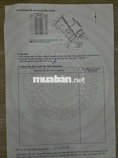 BÁN LÔ ĐẤT DÒNG TIỀN TIỀM NĂNG ĐƯỜNG SỐ 9- TRƯỜNG THỌ