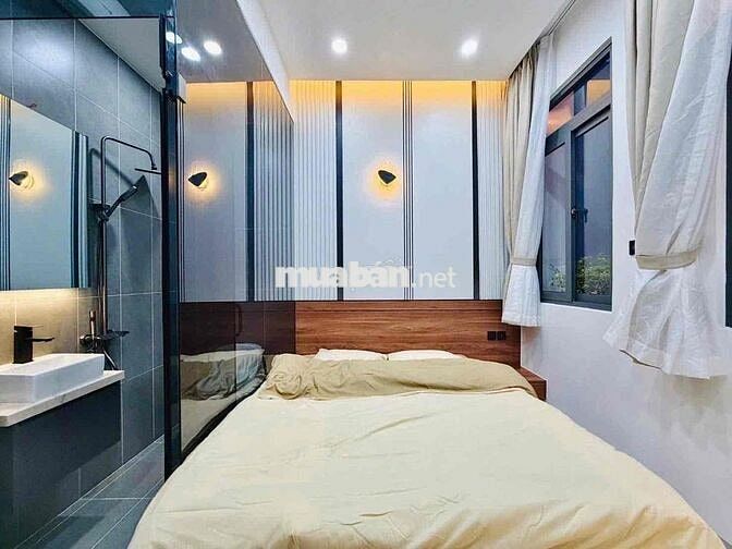 Nhà Mới 1 Trệt 1 Lầu -Hẻm Xe Hơi -Góc 2 Mặt Tiền Lê Văn Thọ