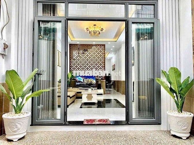 Nhà 1 Trệt 2 Lầu 4PN 4x16m Hẻm Xe Hơi Bùi Văn Ba Quận 7