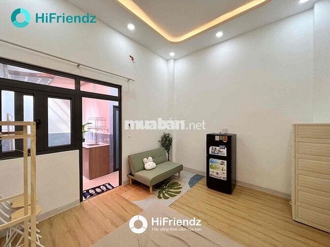 ☑️CHDV 1PN TÁCH BẾP - MÁY GIẶT RIÊNG - FREE XE - NGAY NGÃ TƯ BỐN XÃ