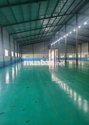 Xưởng Thuận An 1950m² bình điện 320kva đường cont nền epoxy sạch sẽ