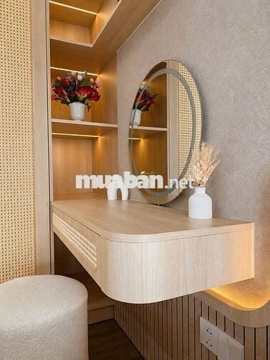 Cho thuê 1PN giá 6tr/tháng sẵn rèm, ML, máy giặt, bao PQL 3 tháng