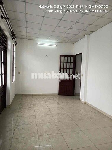 Nhà cho Thuê nguyên căn; 1 trệt, 1 lầu xây kiên cố, 1 phòng khách, kho