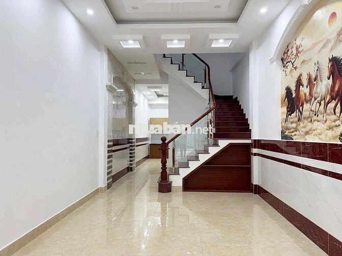 C.ỰC H.O.T Q12 – 4 TẦNG MỚI ĐẸP – HẺM 6M XE HƠI – 60M²